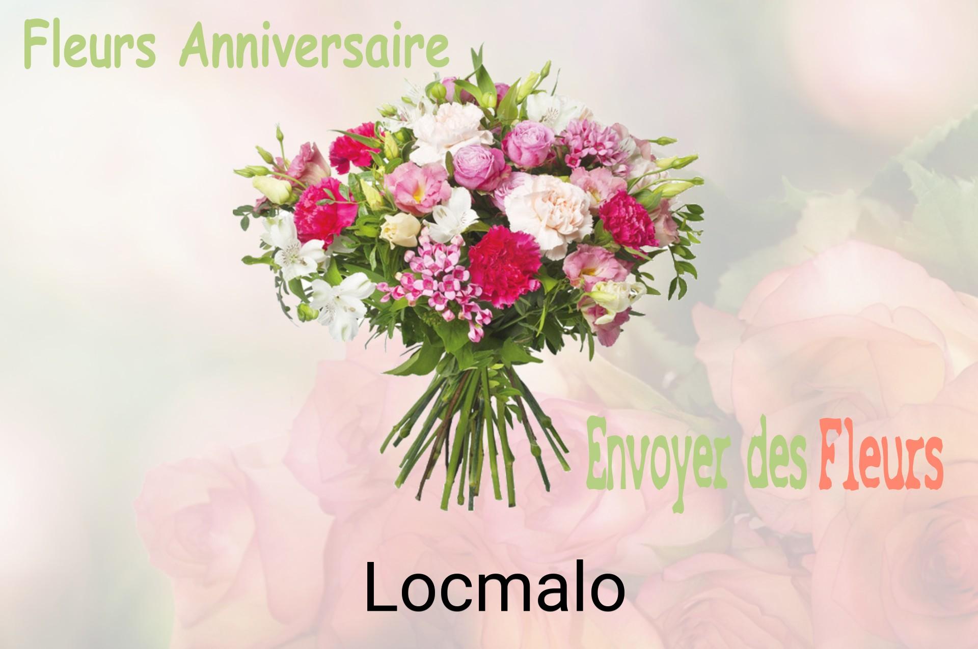 Bouquet de fleurs d’anniversaire livré à Locmalo